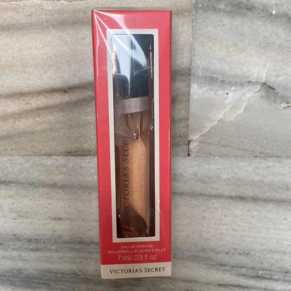 Victoria’s Secret Love Is Heavenly perfume roller purse New in box